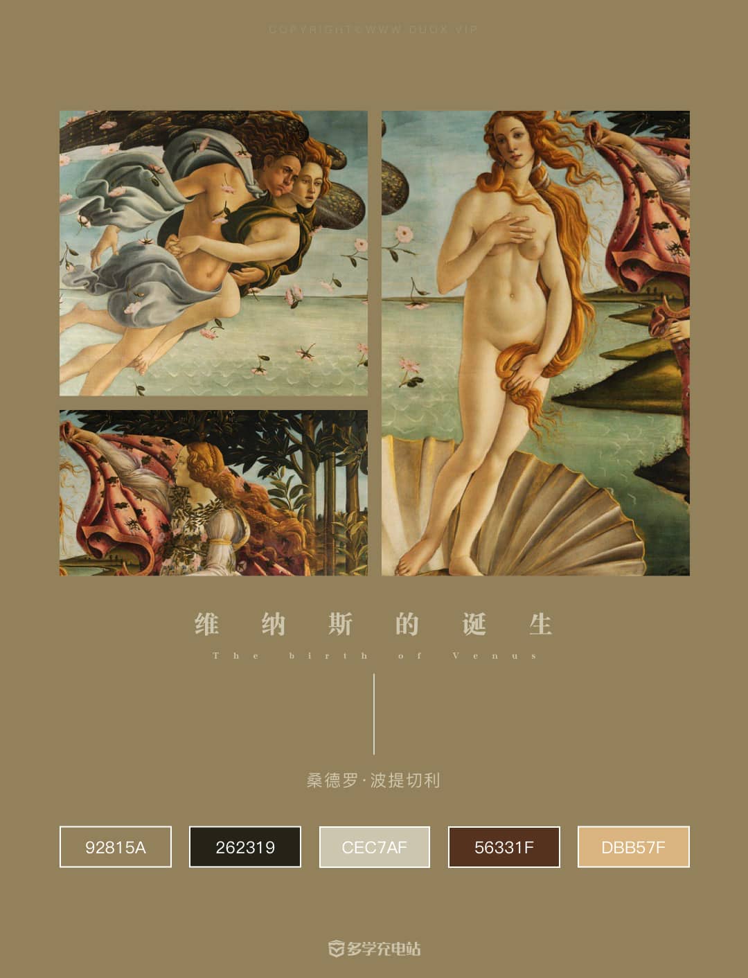 每日一画|《维纳斯的诞生》1485 波提切利 名画赏析