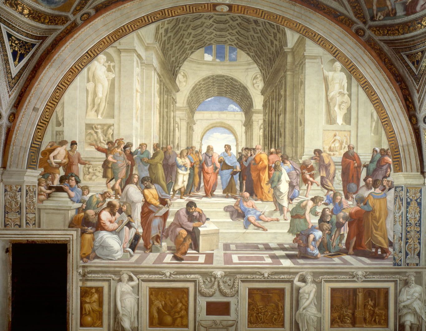 《雅典学院》- 拉斐尔 1511年 The School of Athens - Raphael
