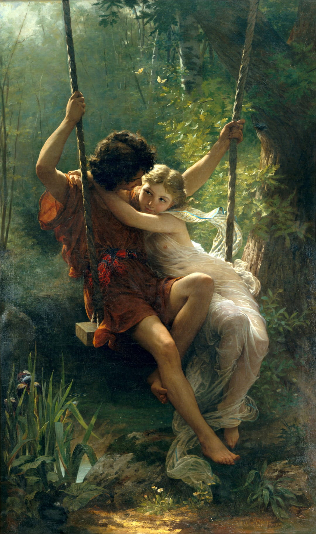《春光》 - 皮埃尔·奥古斯特·考特 1873年 Springtime - Pierre Auguste Cot