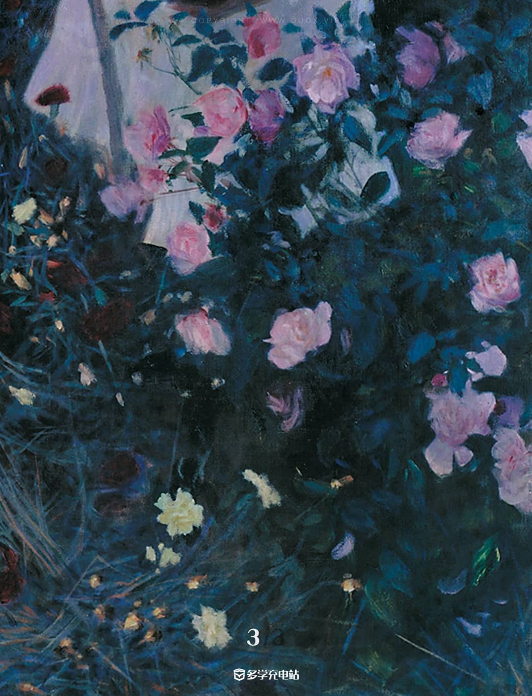 每日一画|《康乃馨、百合与玫瑰花》1885年 约翰·辛格·沙金 赏析