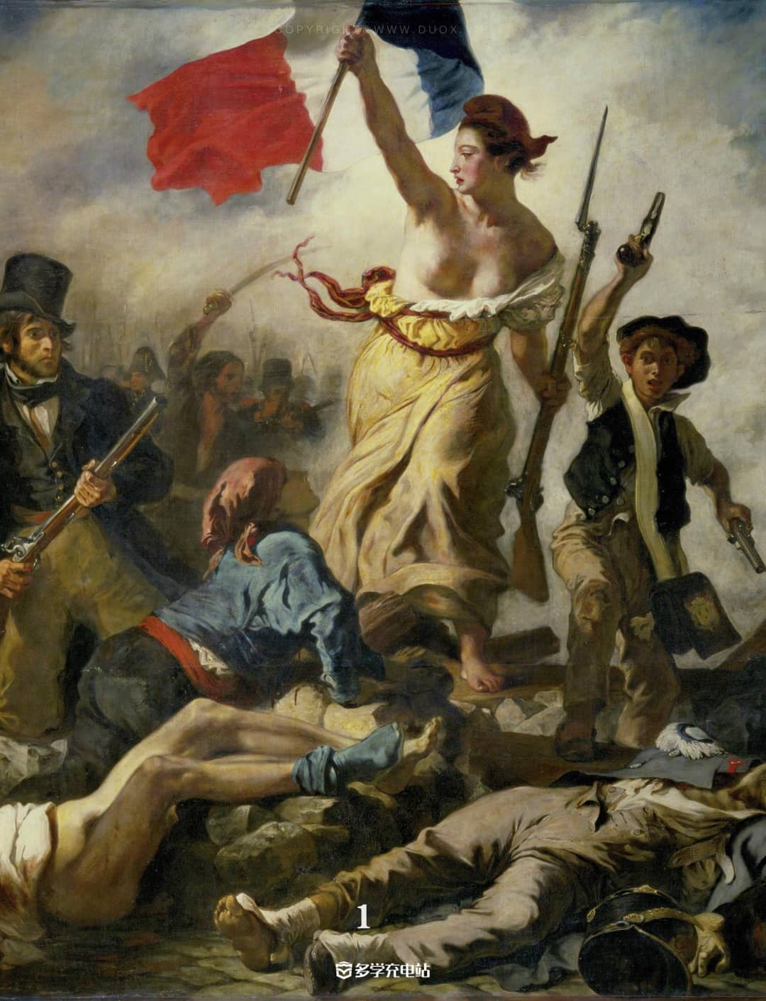 每日一画|The Liberty Leading the People-自由领导人民 含原图下载