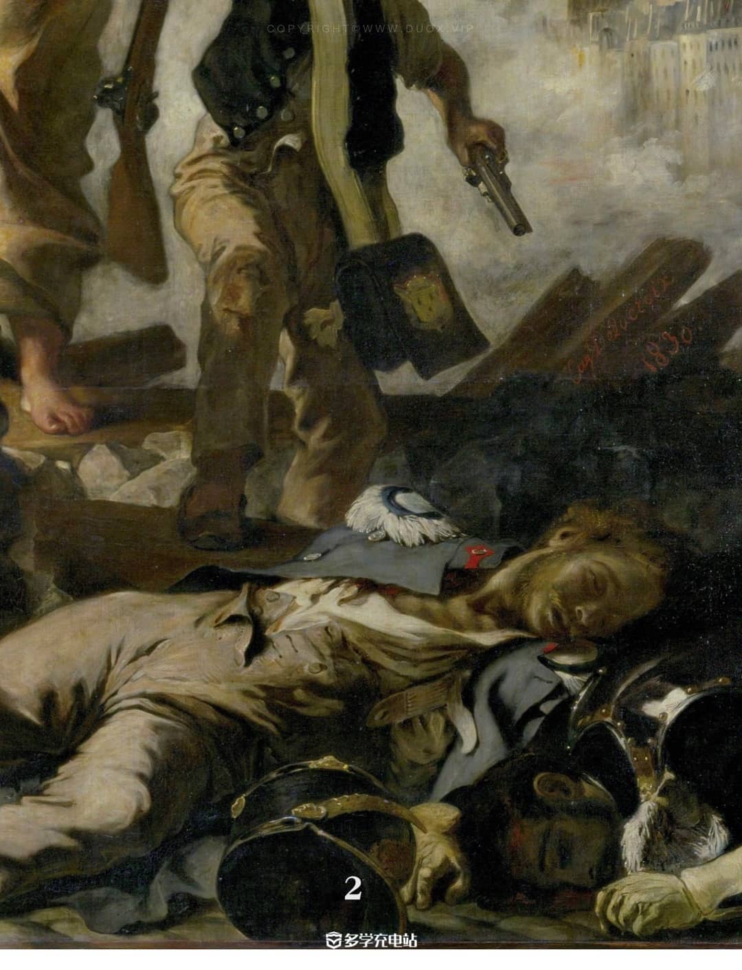 每日一画|The Liberty Leading the People-自由领导人民 含原图下载