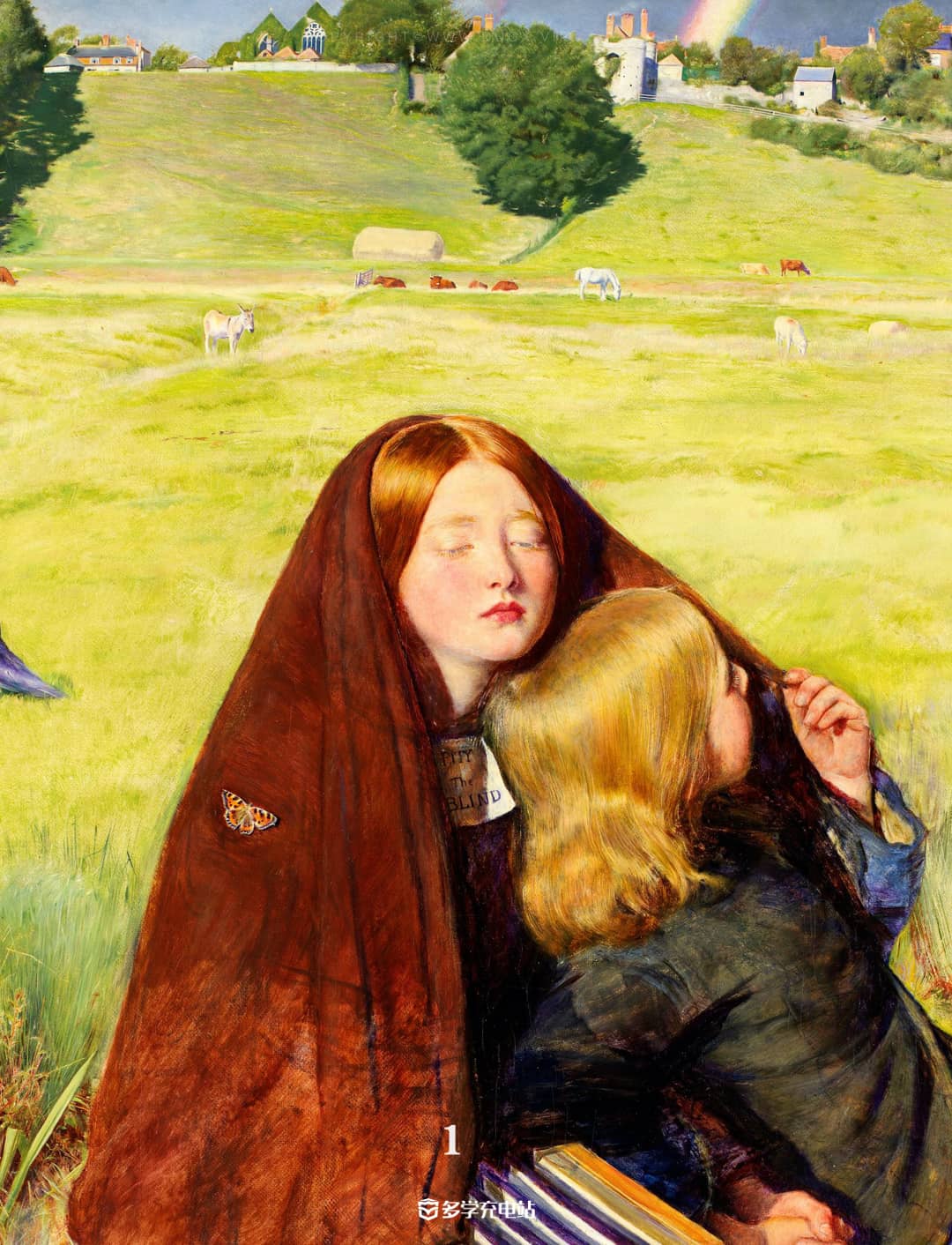 每日一画|《盲女》1856年 米莱 赏析