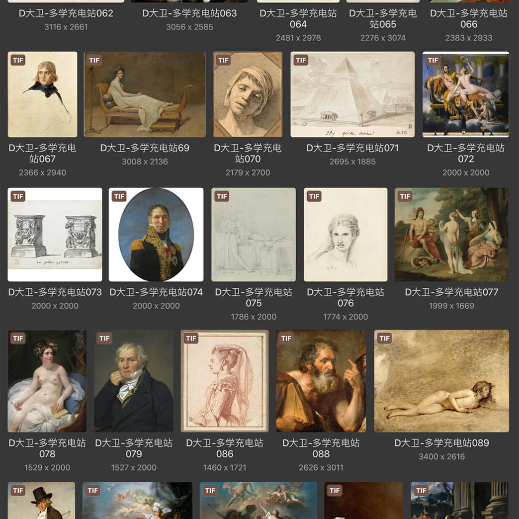 雅克·路易·大卫Jacques-Louis David 法国18.19世纪 新古典主义 油画合集 142副 [TIF+JPG/6.5GB] H077