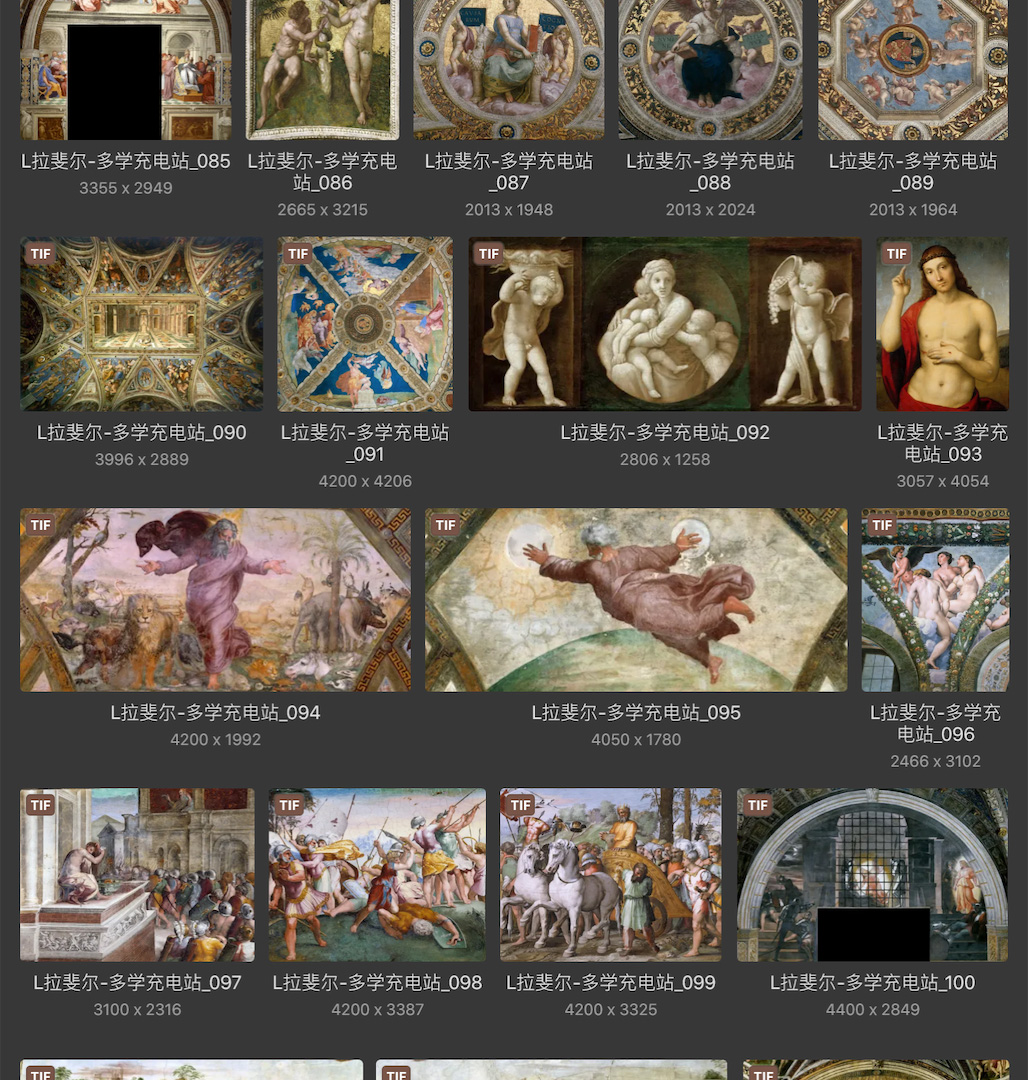 拉斐尔·桑西Raffaello Santi 意大利15.16世纪文艺复兴油画合集包 253副 [JPG+TIF/7.35GB] H089