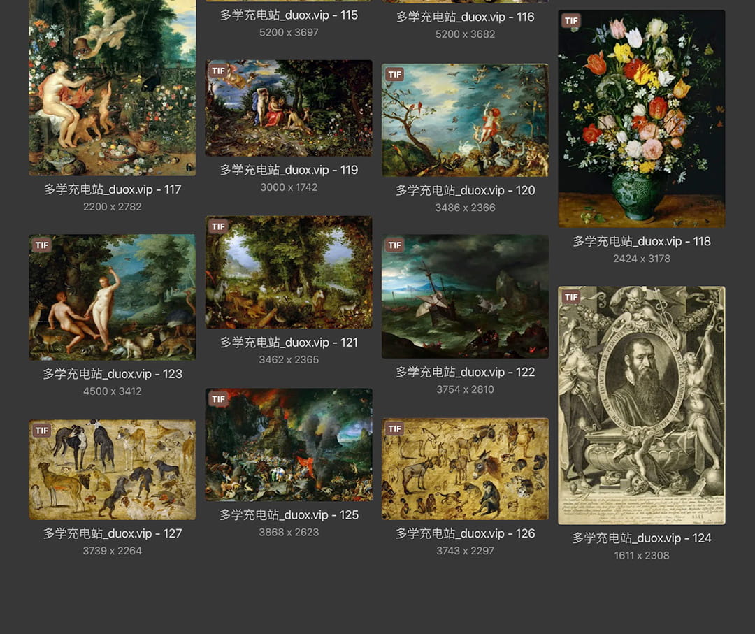 彼得·老勃鲁盖尔Bruegel Pieter 欧洲16世纪 农民画家 油画作品合集包 126副 [JPG+TIF 3.9GB] H086