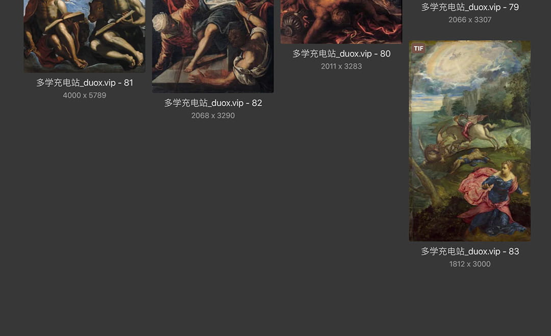丁托列托Tintoretto 意大利16世纪 威尼斯画派 油画作品合集 83副 [JPG+TIF/2.1GB] H086