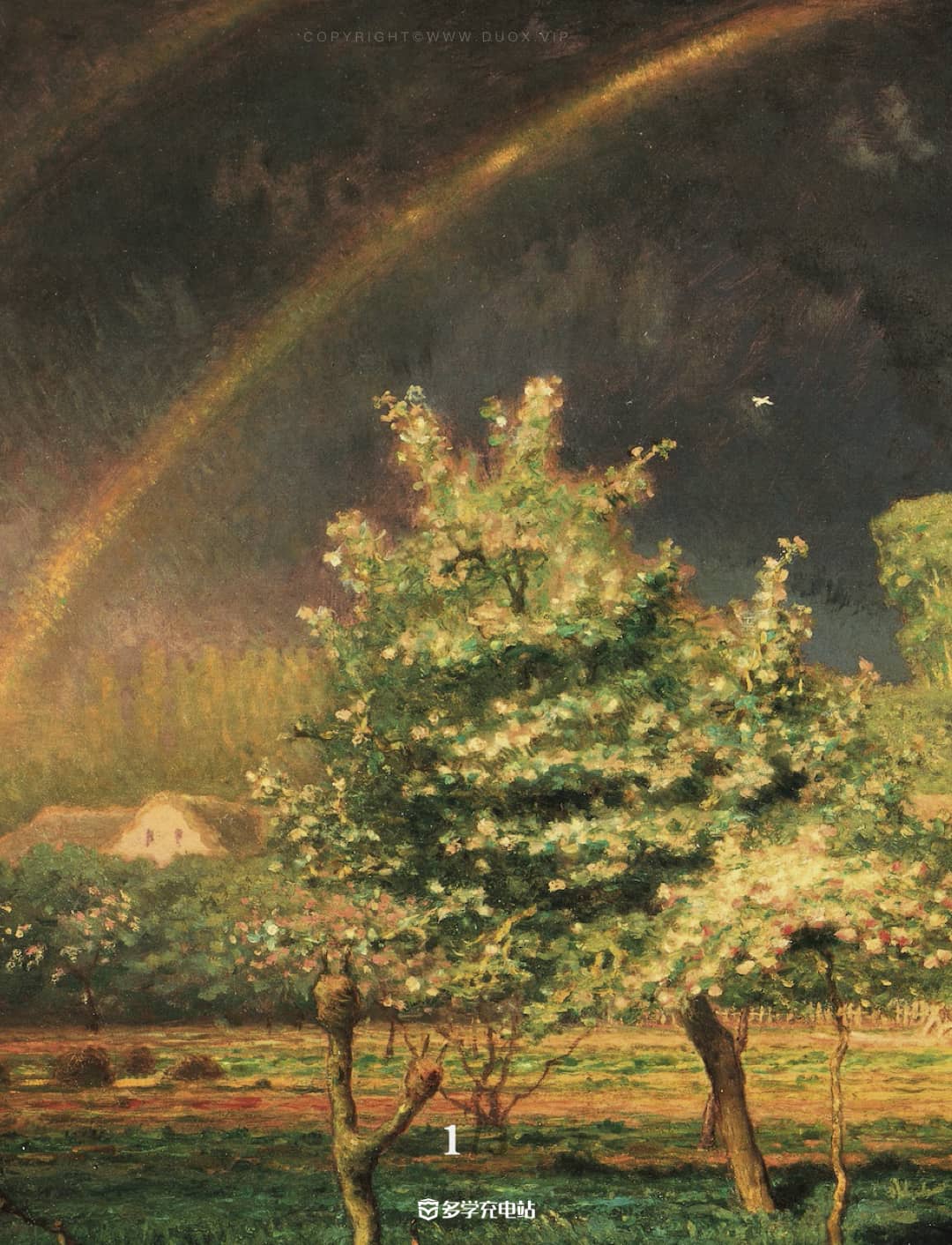 每日一画｜《巴比松的春》Spring  米勒。赏析