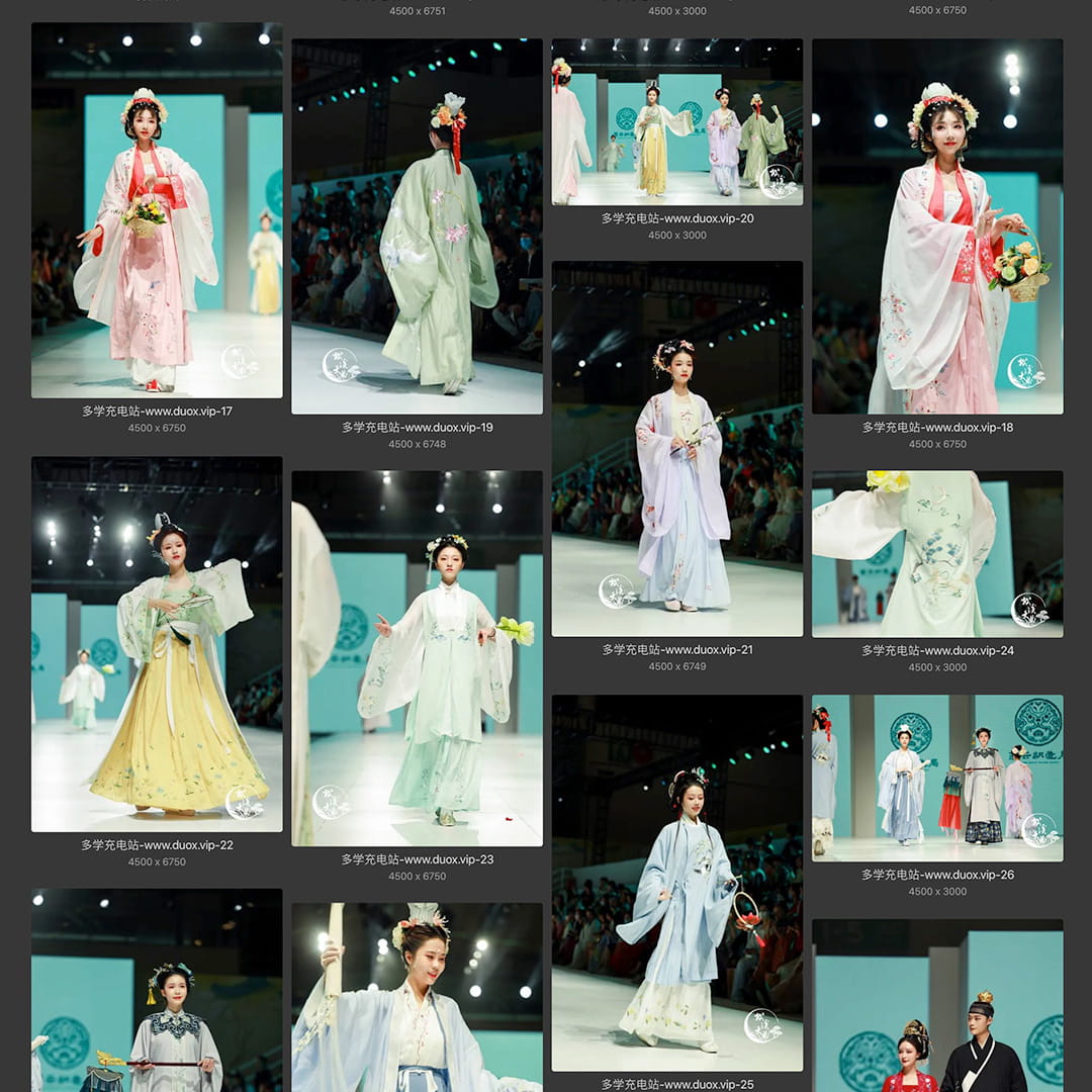 松溪大曲华裳九州成都站加速场走秀图汉服 108P/1.16GB 全网高速下载