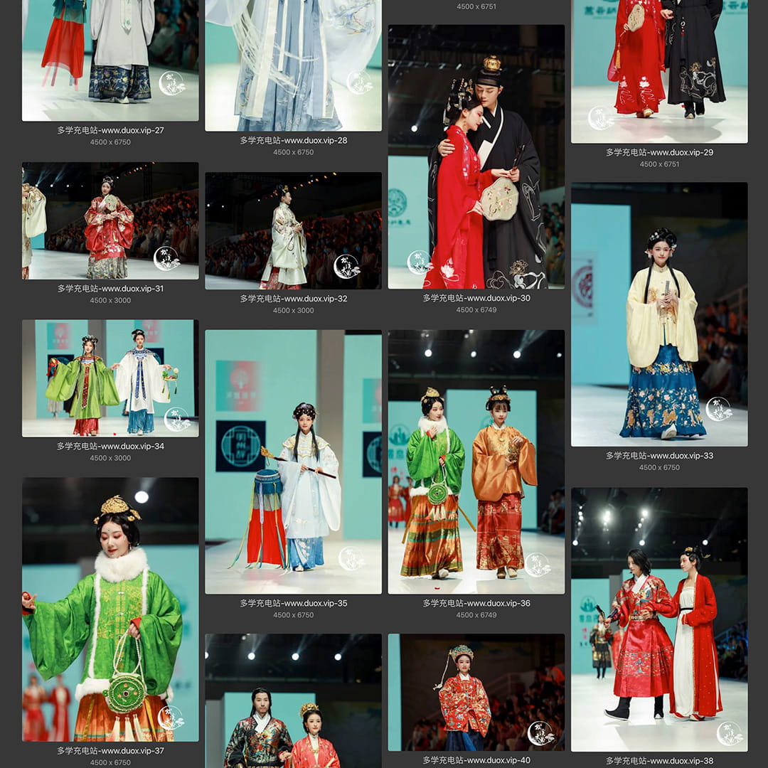 松溪大曲华裳九州成都站加速场走秀图汉服 108P/1.16GB 全网高速下载