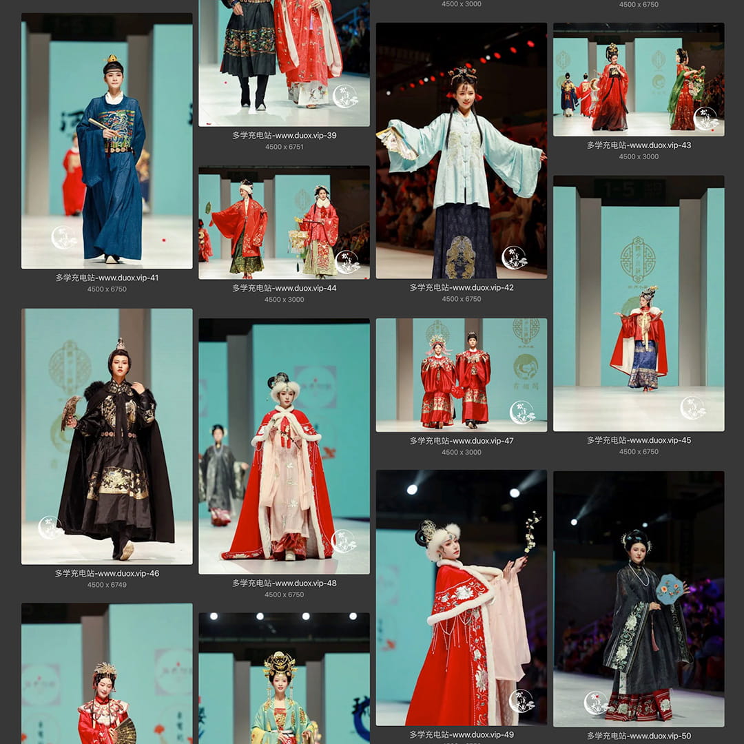 松溪大曲华裳九州成都站加速场走秀图汉服 108P/1.16GB 全网高速下载