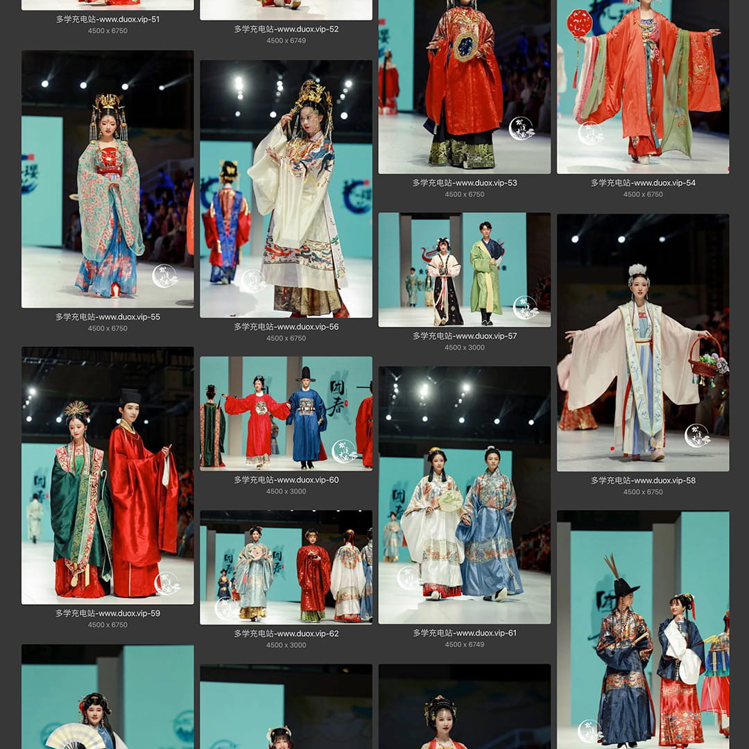 松溪大曲华裳九州成都站加速场走秀图汉服 108P/1.16GB 全网高速下载