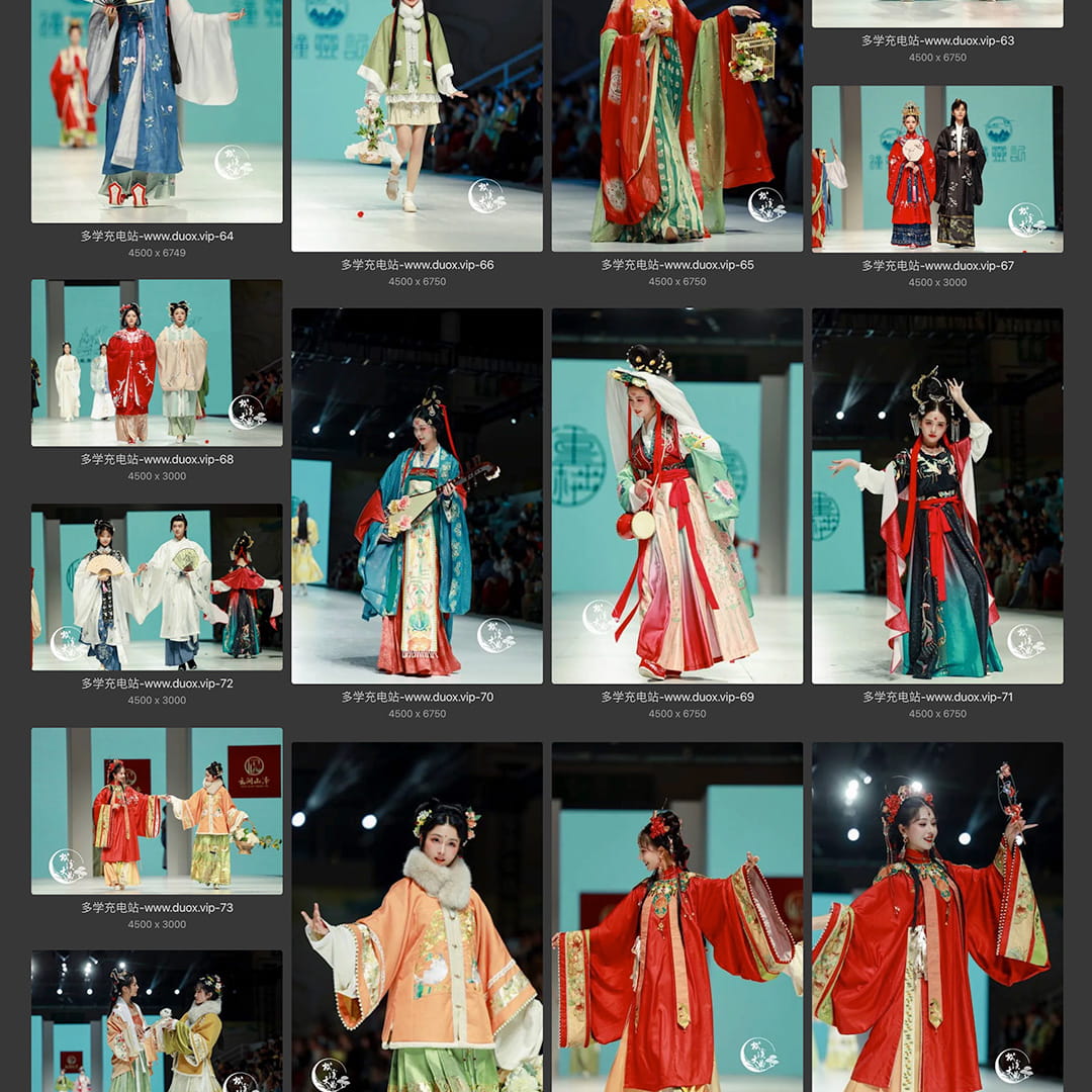 松溪大曲华裳九州成都站加速场走秀图汉服 108P/1.16GB 全网高速下载