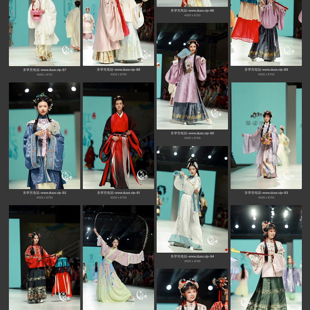 松溪大曲华裳九州成都站加速场走秀图汉服 108P/1.16GB 全网高速下载