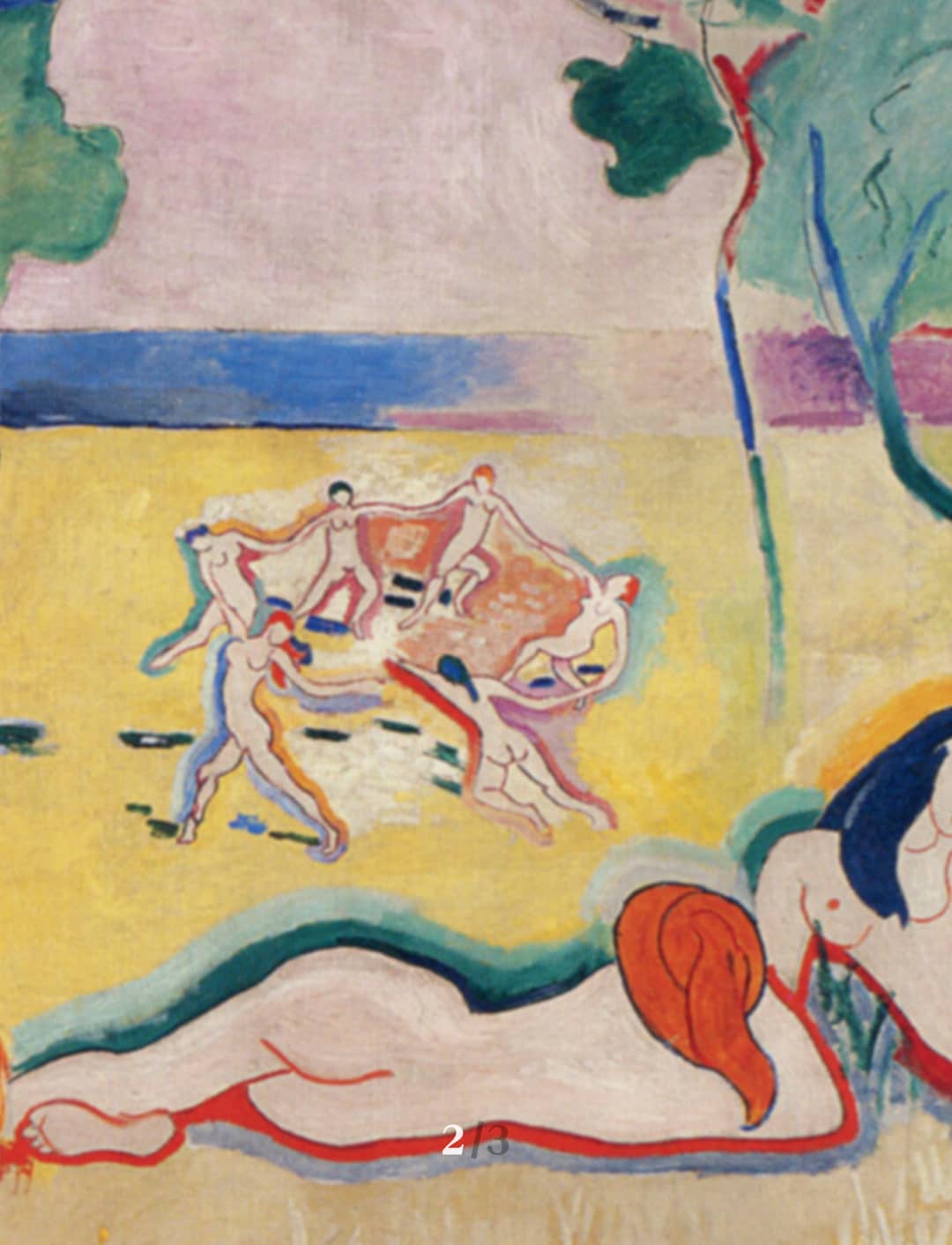 每日一画|《生活的欢乐》野兽派创始人马蒂斯  赏析 高清下载