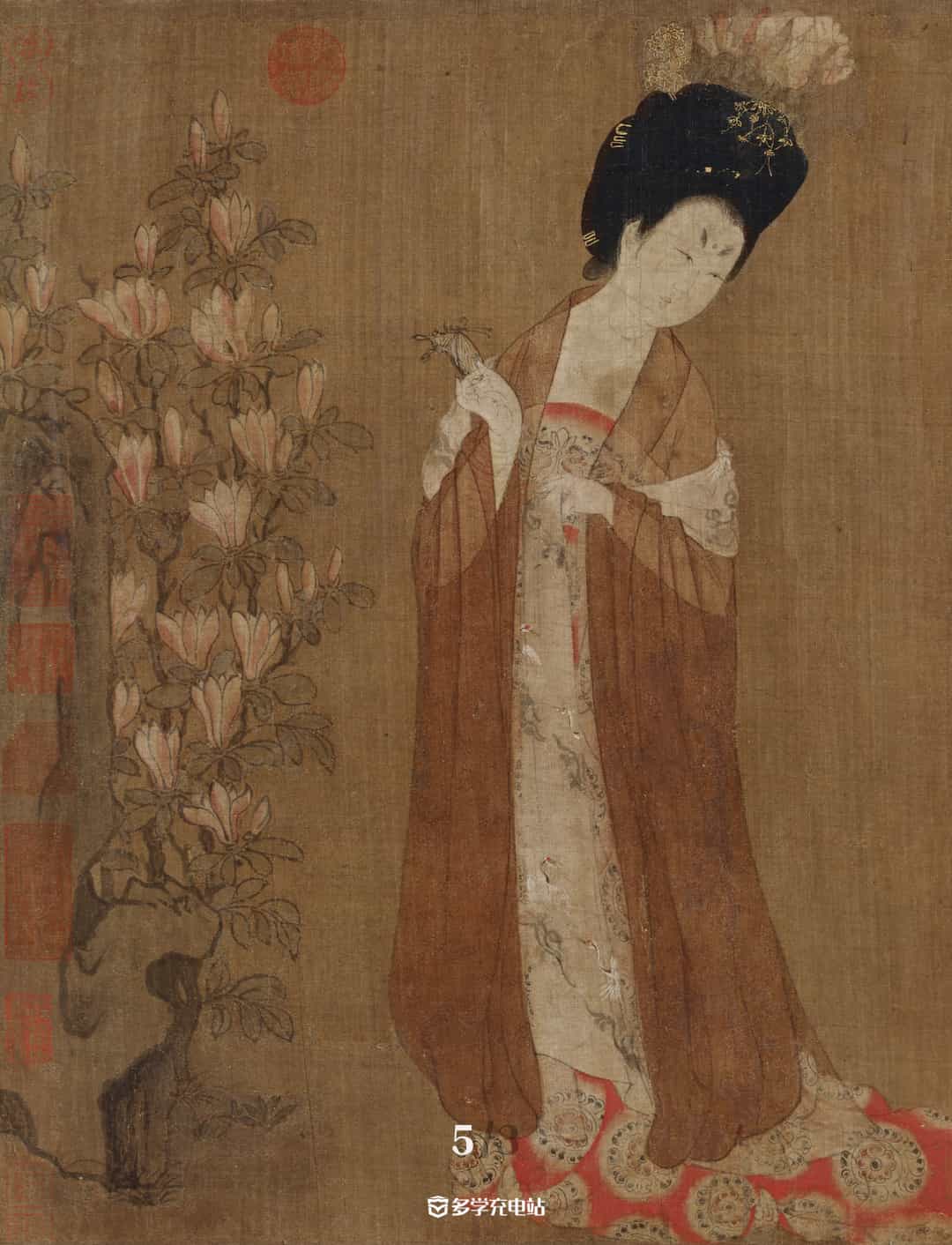 名画｜《簪花仕女图》唐代 周昉 赏析下载