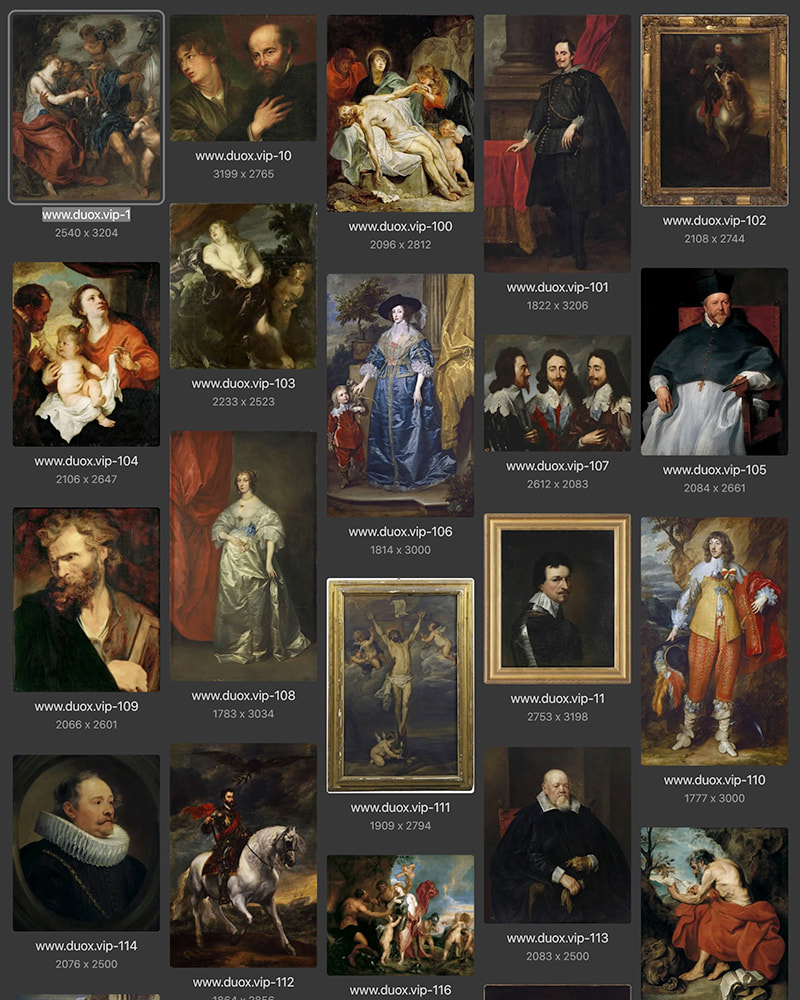 安东尼·凡戴克Anthony van Dyck英国17世纪宫廷油画合集 275副 [JPG+TIF/8.45GB] H070