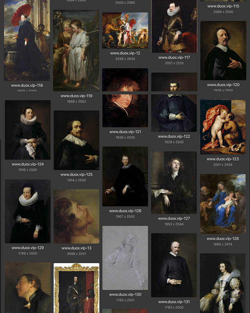 安东尼·凡戴克Anthony van Dyck英国17世纪宫廷油画合集 275副 [JPG+TIF/8.45GB] H070