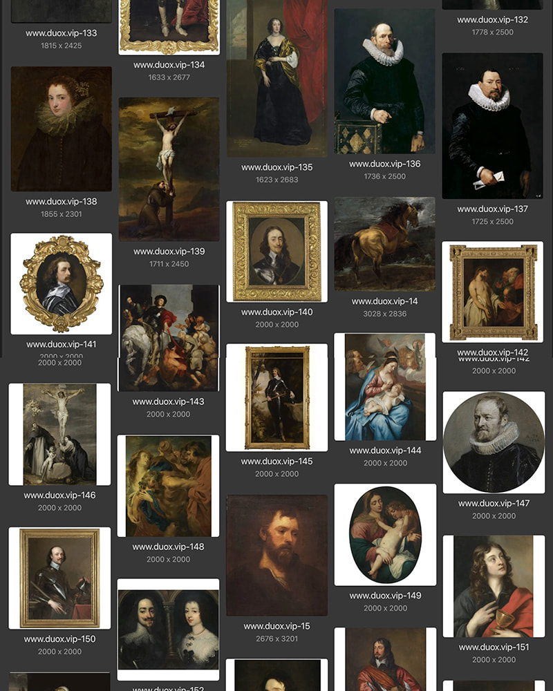 安东尼·凡戴克Anthony van Dyck英国17世纪宫廷油画合集 275副 [JPG+TIF/8.45GB] H070