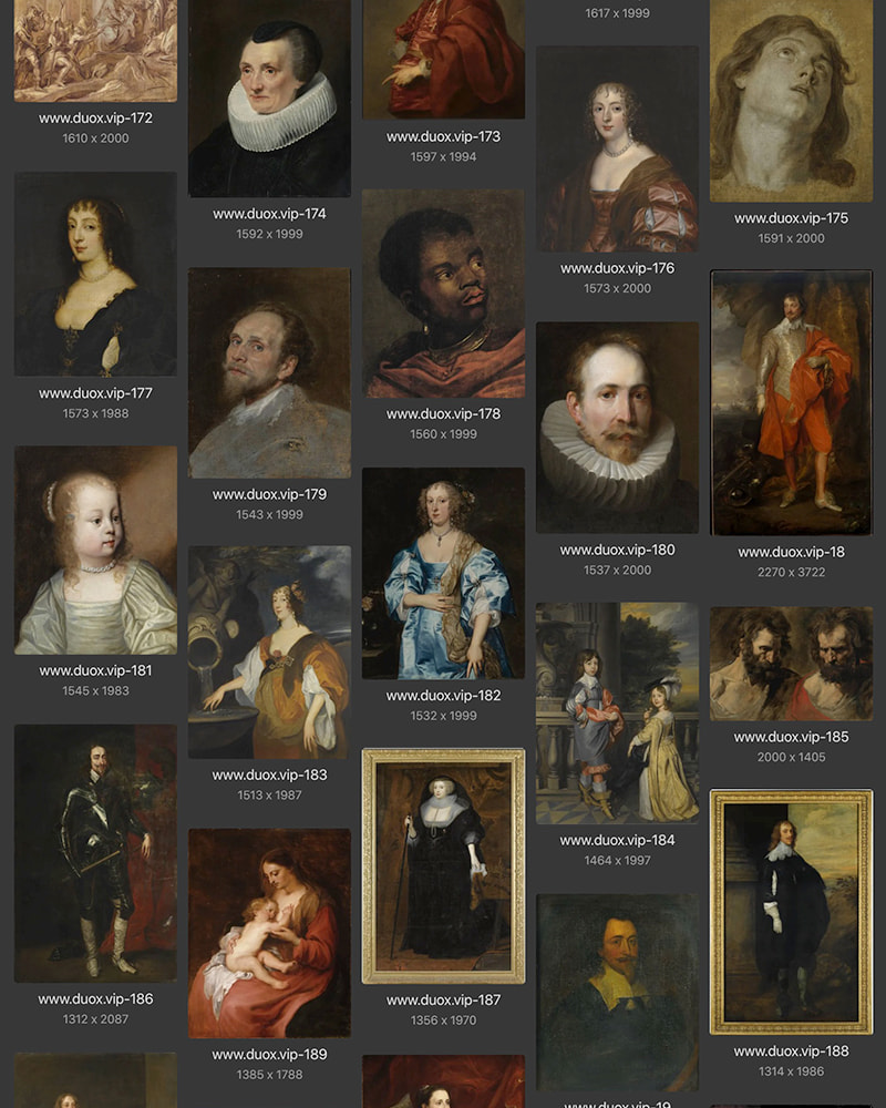 安东尼·凡戴克Anthony van Dyck英国17世纪宫廷油画合集 275副 [JPG+TIF/8.45GB] H070