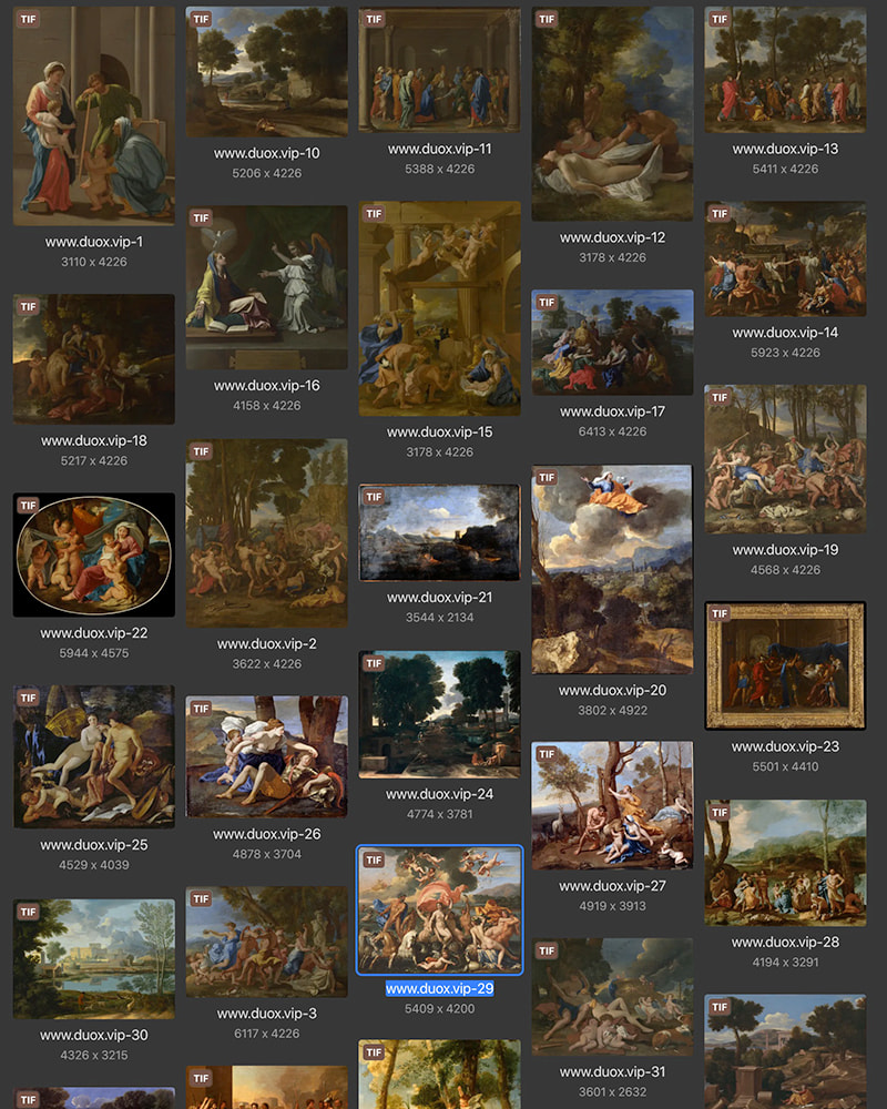 尼古拉斯·普桑Nicolas Poussin法国17世纪古典主义油画合集 48副 [JPG+TIF/3.45GB] H067