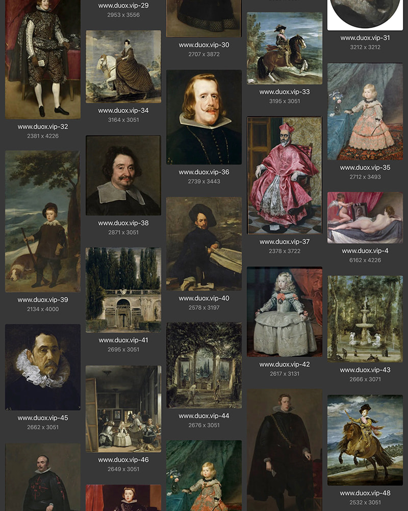 德·席尔瓦·委拉斯凯兹Diego Rodríguez de Silva y Velázquez西班牙16.17世纪文艺复兴巴洛克油画合集 115副 [JPG+TIF/6.17GB] H072