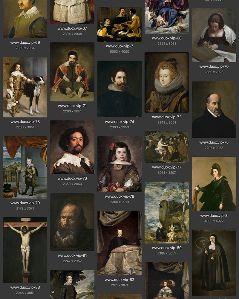 德·席尔瓦·委拉斯凯兹Diego Rodríguez de Silva y Velázquez西班牙16.17世纪文艺复兴巴洛克油画合集 115副 [JPG+TIF/6.17GB] H072