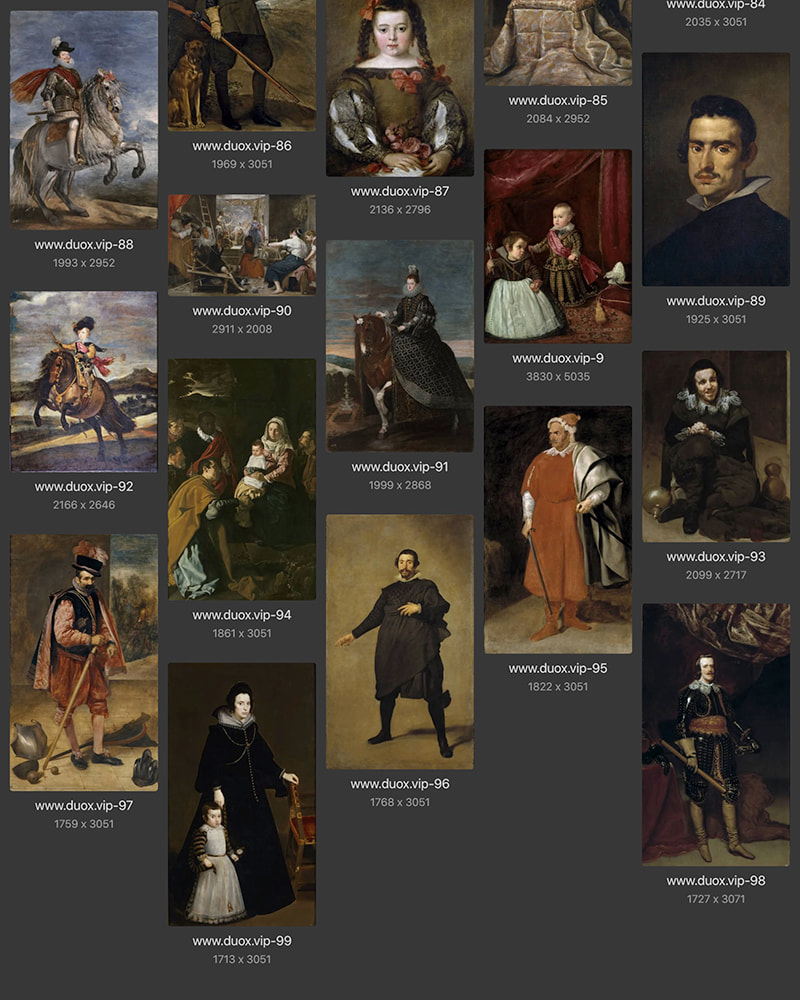 德·席尔瓦·委拉斯凯兹Diego Rodríguez de Silva y Velázquez西班牙16.17世纪文艺复兴巴洛克油画合集 115副 [JPG+TIF/6.17GB] H072