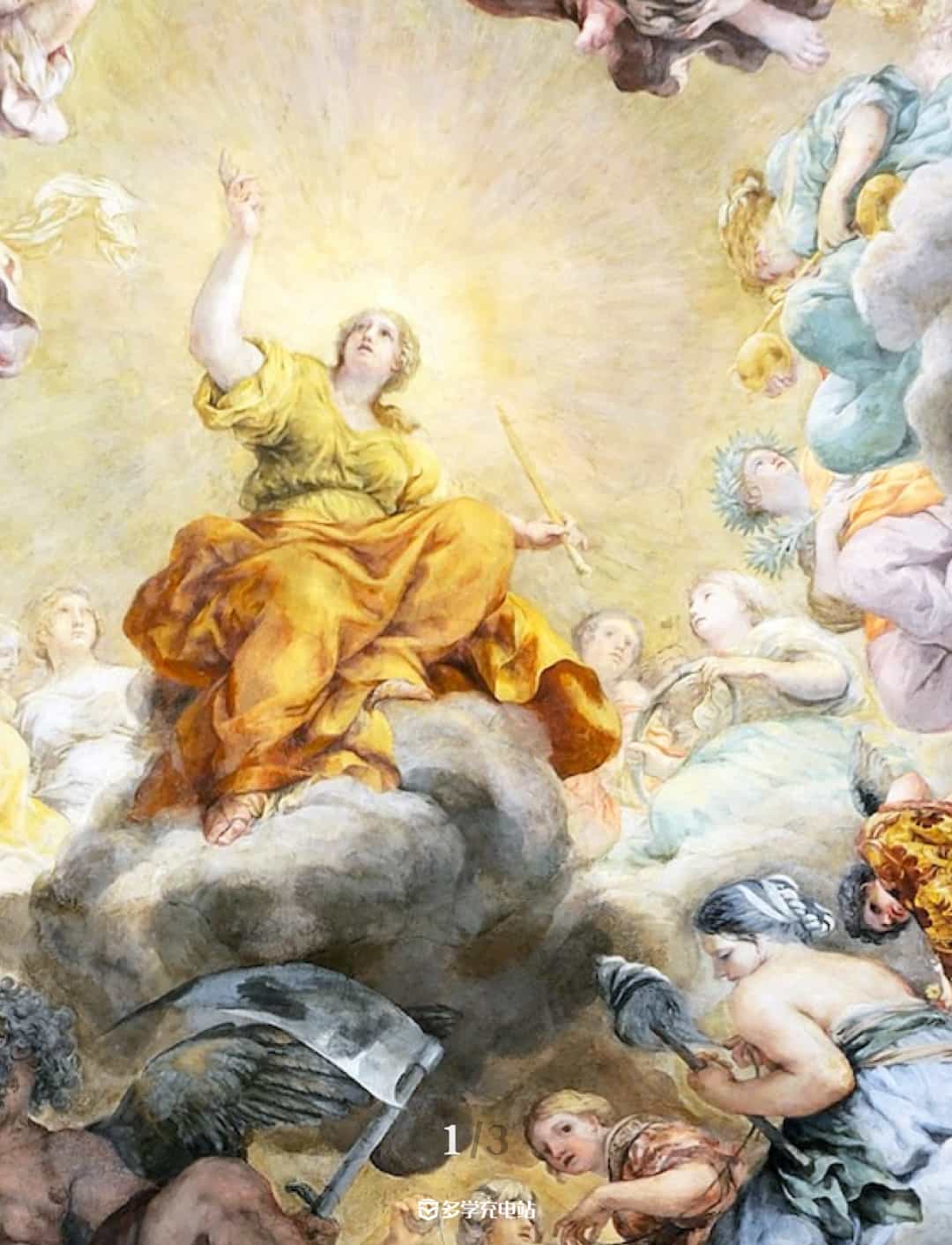 名画｜《神佑的寓言》  彼得罗·达·科尔托纳  赏析高清下载