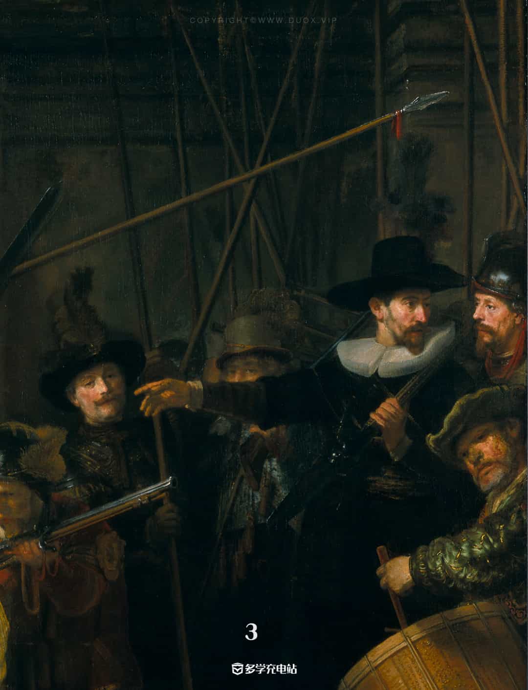 名画｜《夜巡》1642年 伦勃朗 赏析下载