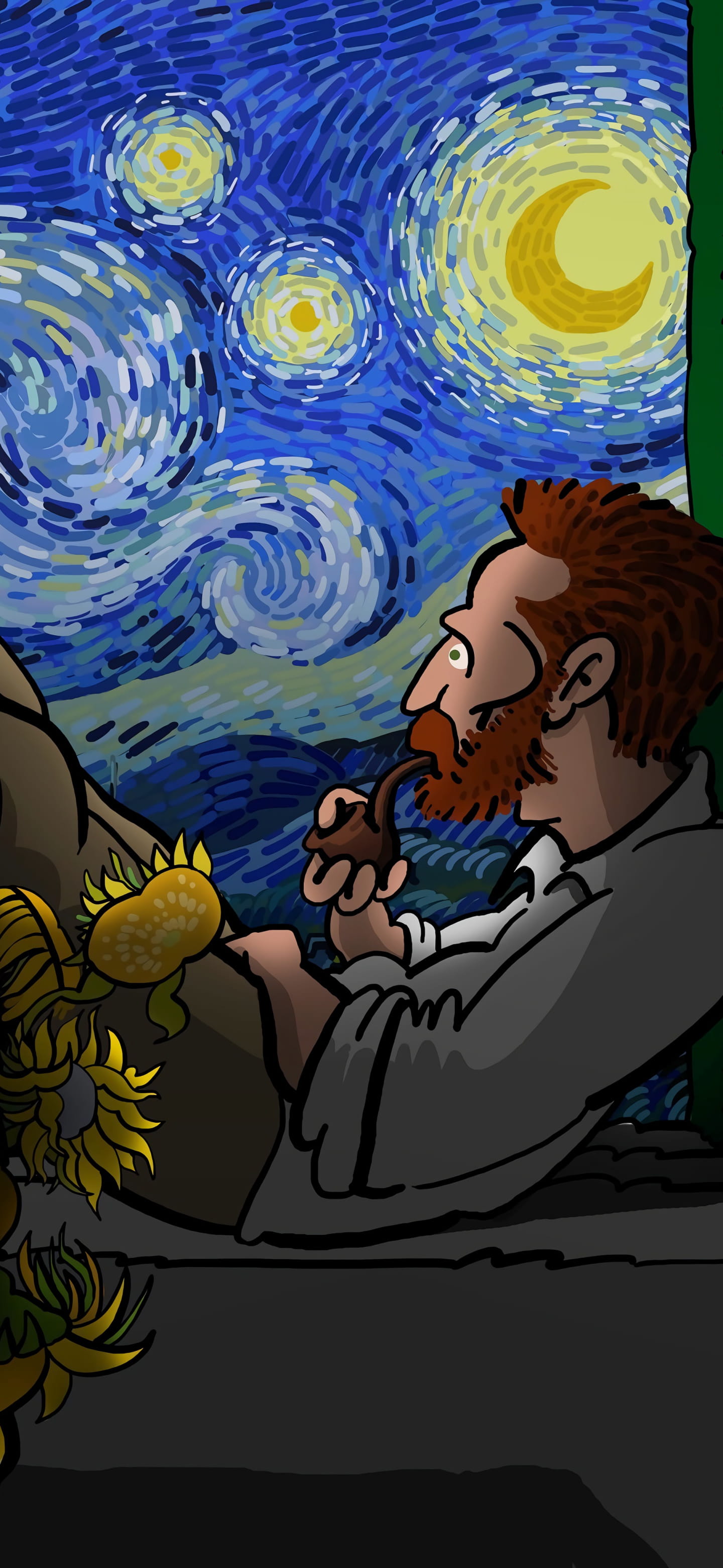 油画壁纸VOL.1｜“别样梵高”