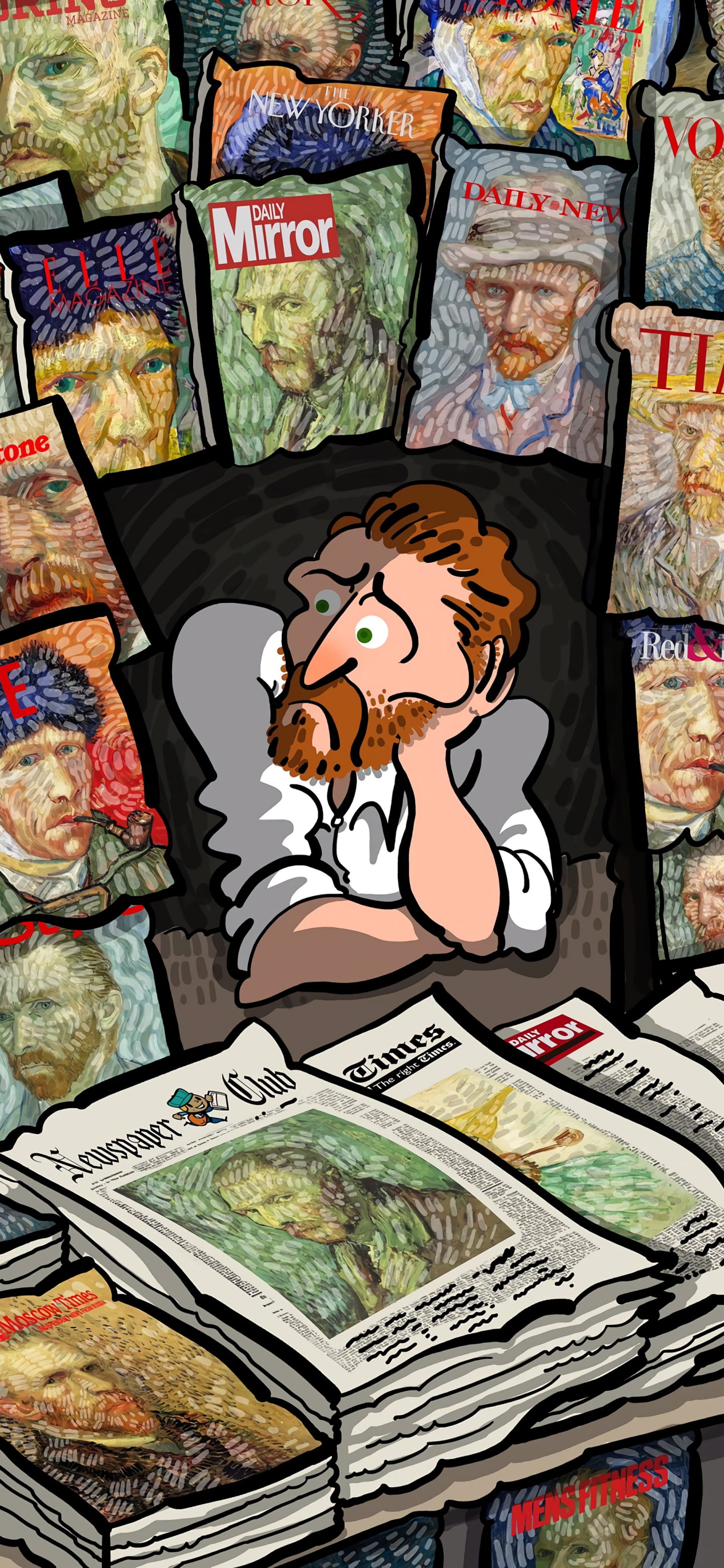 油画壁纸VOL.1｜“别样梵高”