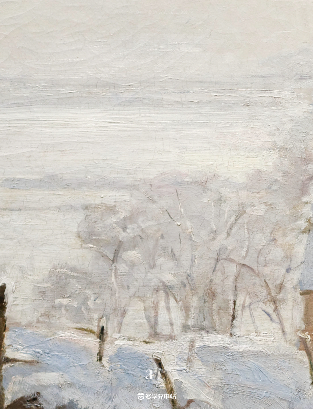 名画｜《喜鹊》印象派  克劳德·莫奈  赏析高清下载