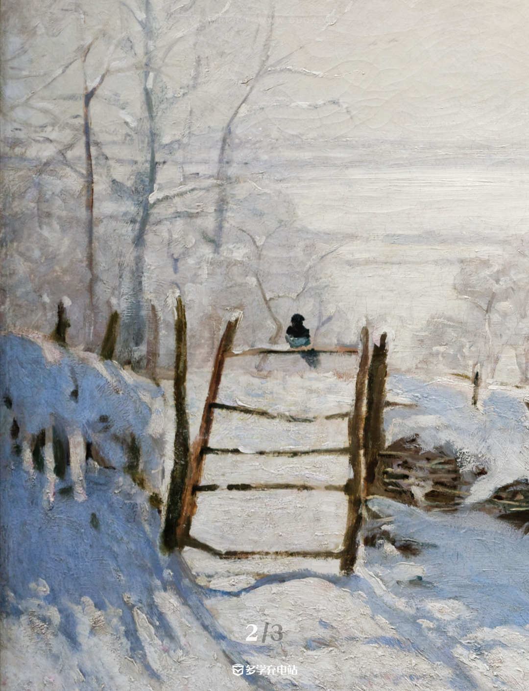 名画｜《喜鹊》印象派  克劳德·莫奈  赏析高清下载