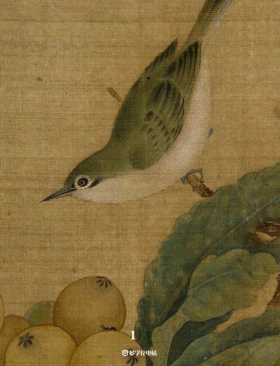 名画｜《枇杷山鸟图》南宋  林椿 赏析下载