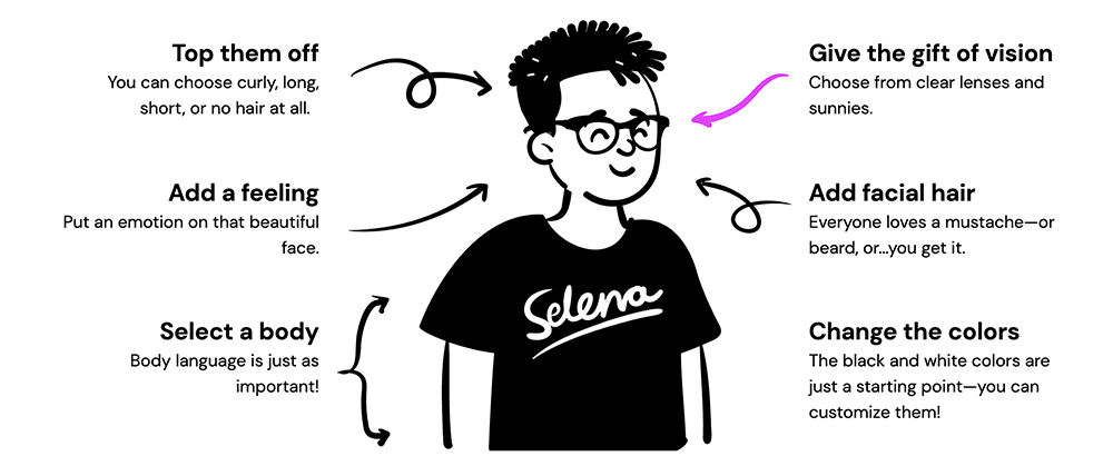 Open Peeps 一套免费可商用的手绘人物插画库