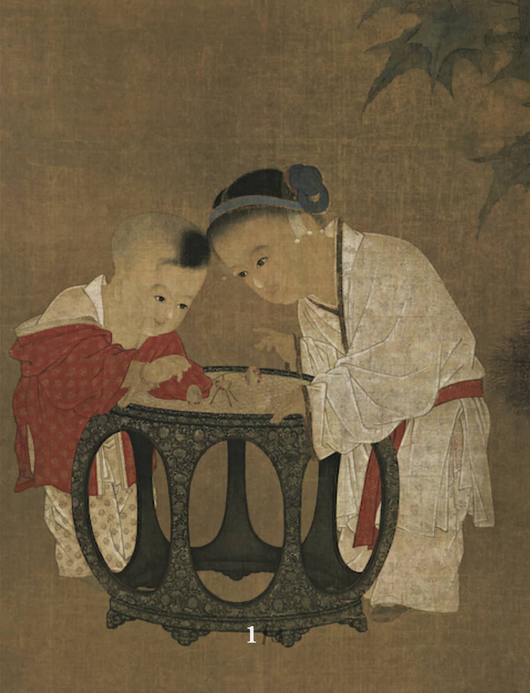 名画赏析｜《秋庭戏婴图》 北宋 苏汉臣（内含超高清下载）