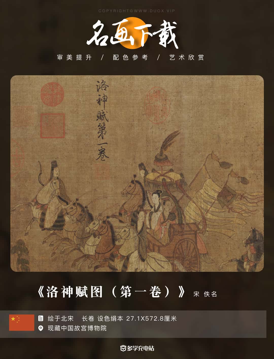 中国十大传世名画-洛神赋图（第一卷全卷）故宫博物馆