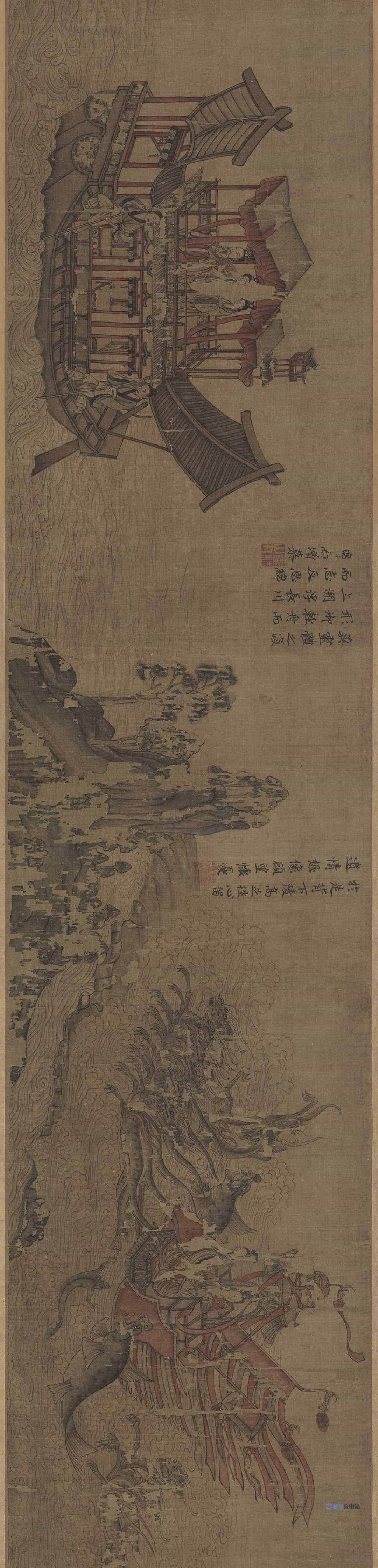 中国十大传世名画-《洛神赋图》顾恺之 辽宁博物馆