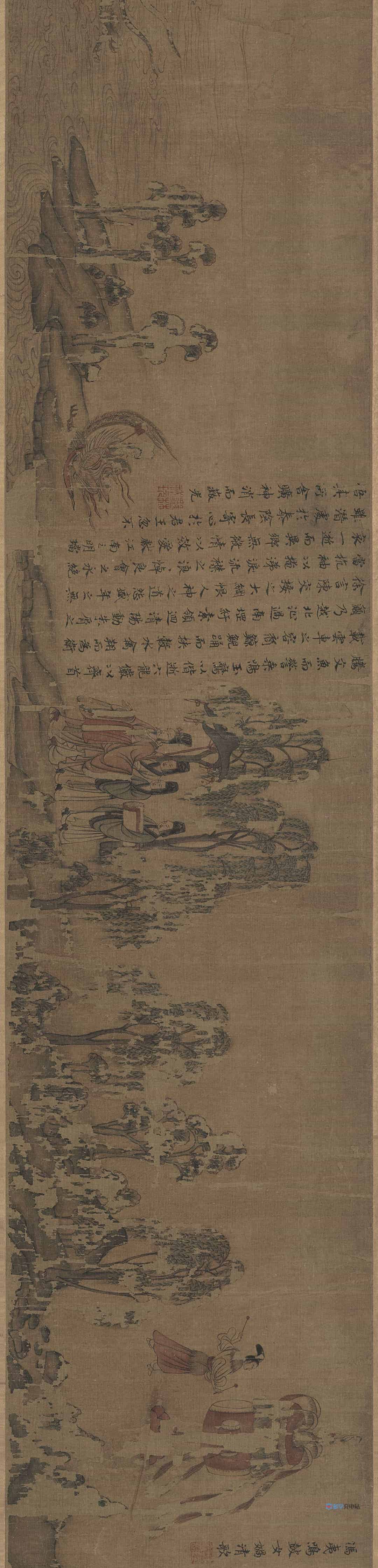 中国十大传世名画-《洛神赋图》顾恺之 辽宁博物馆