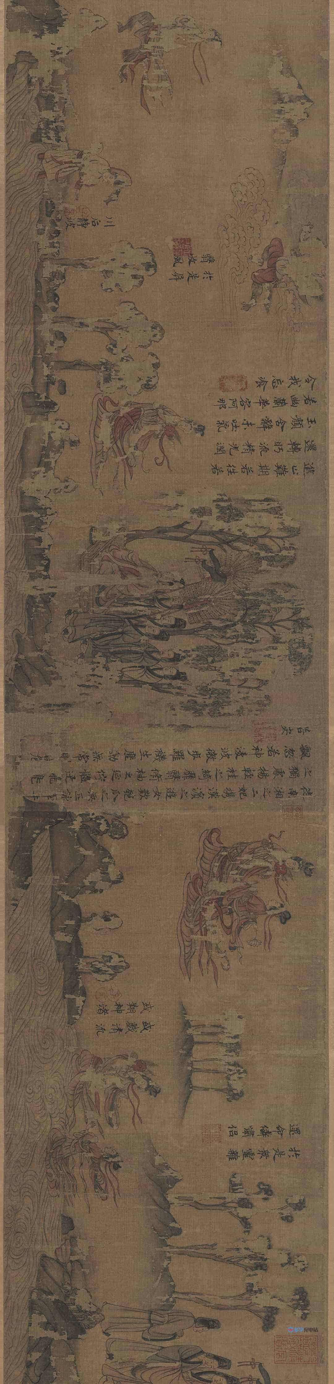 中国十大传世名画-《洛神赋图》顾恺之 辽宁博物馆