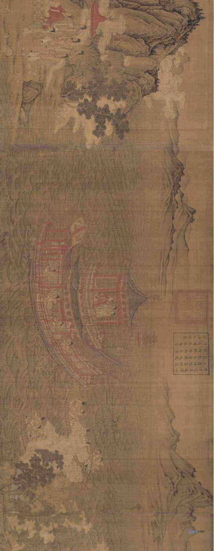 中国十大传世名画-《洛神赋图》顾恺之 故宫博物馆