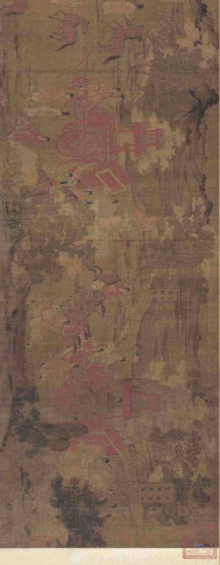 中国十大传世名画-《洛神赋图》顾恺之 故宫博物馆