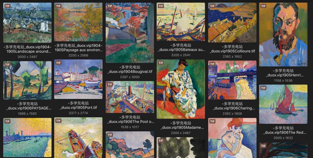 安德烈·德朗 André Derain 法国18.19世纪 野兽派油画作品合集打包下载[81TIF/JPG1.44GB] H059