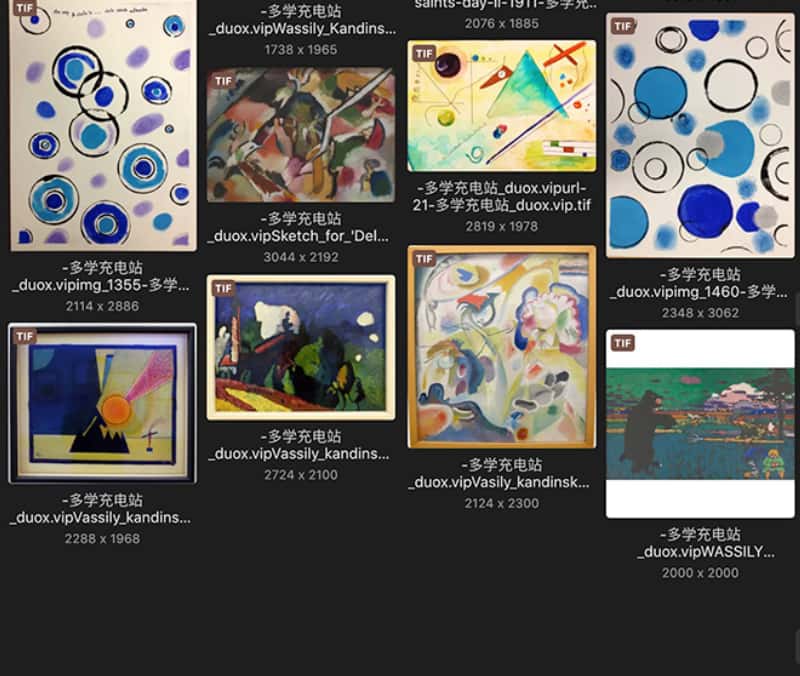瓦西里·康定斯基 Василий Кандинский Wassily Kandinsky 法国18.19世纪油画合集 218副 [JPG+TIF/4.67GB] H054
