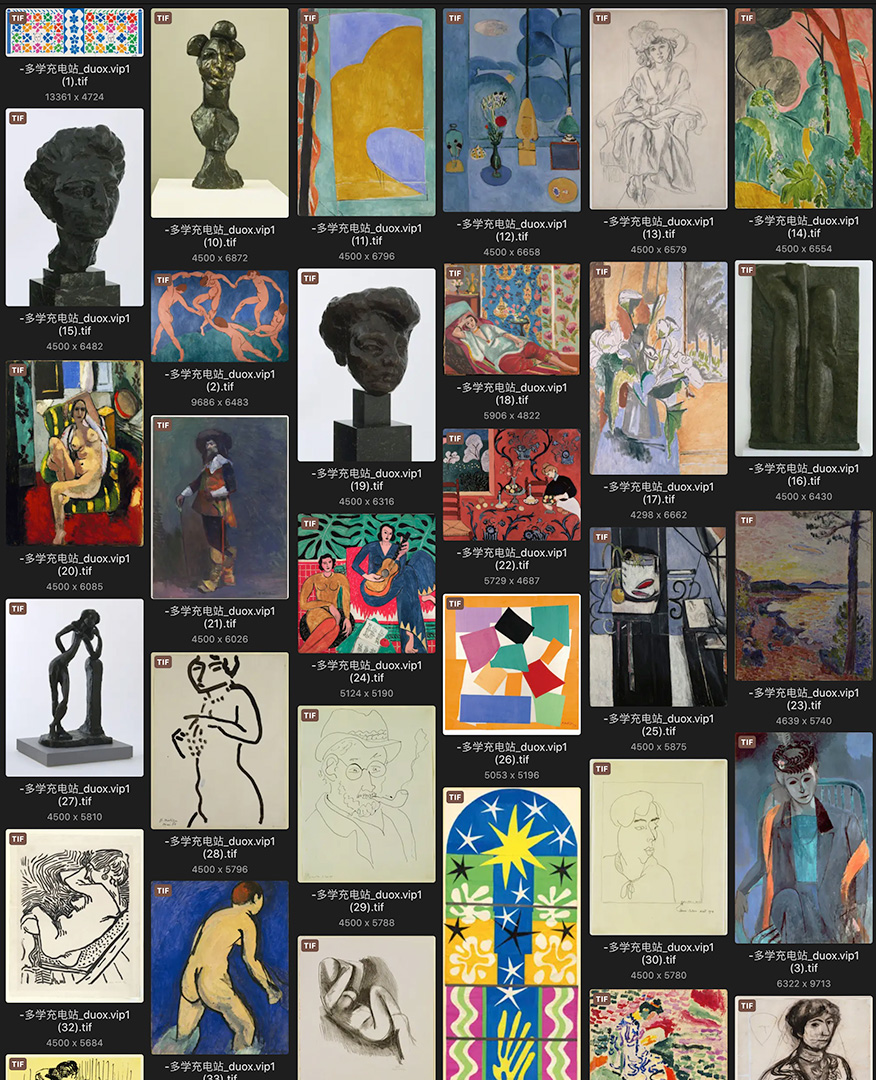 亨利·马蒂斯Henri Matisse法国19.20世纪油画合集 524副 [JPG+TIF/6.86GB] H021