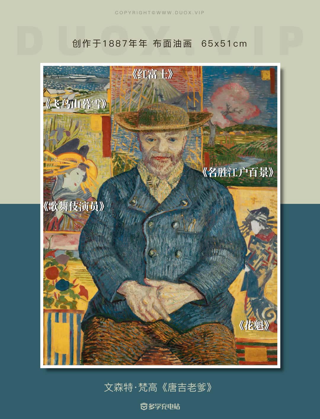 名画赏析｜《唐吉老爹》梵高