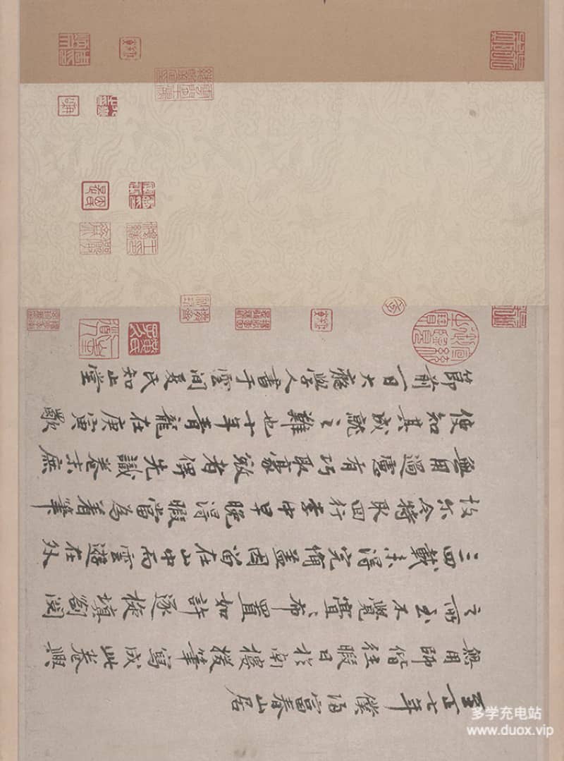 中国十大传世名画-《富春山居图完美合璧卷》高清图画原稿素材设计临摹4.08G