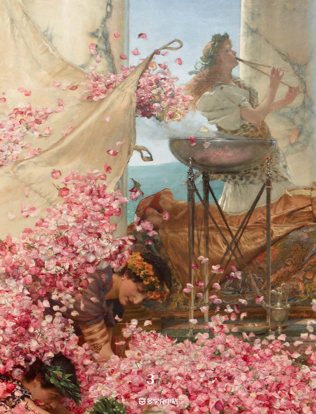 名画赏析|每一片花瓣都代表着死亡《埃拉加巴卢斯的玫瑰》劳伦斯·阿尔玛·塔德玛