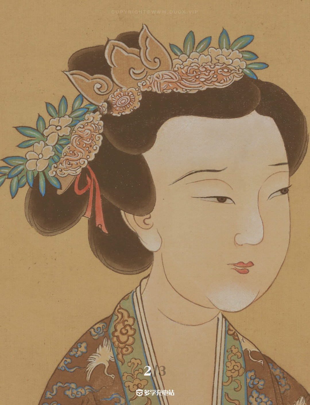 名画赏析|唐伯虎钦点的梦中美人?《王蜀宫妓图》唐寅